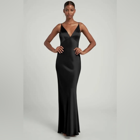 jenny yoo black bridesmaid dress Jenny Yoo Black Bridesmaid Dress by Jenny Yoo
